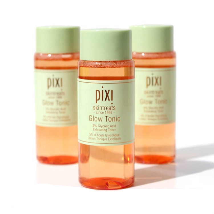 Pixi Glow Tonic Exfoliating Toner 5% Glycolic Aloe Vera Ginseng 100ml Skin Purity Whitening Care